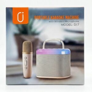 Portable Karaoke Machine with Wireless Microphone